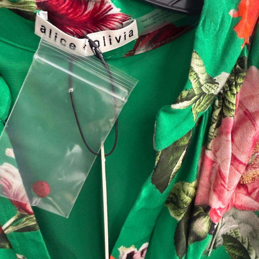 Alice & Olivia NWT ANTONETTE MINI DRESS size 10 - Picture 11 of 15
